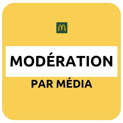 Forfait Modération par média